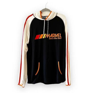 Marvel‎ Heroes Villains XL Retro Marvel Comics Performance Hoodie Sweatshirt NWT